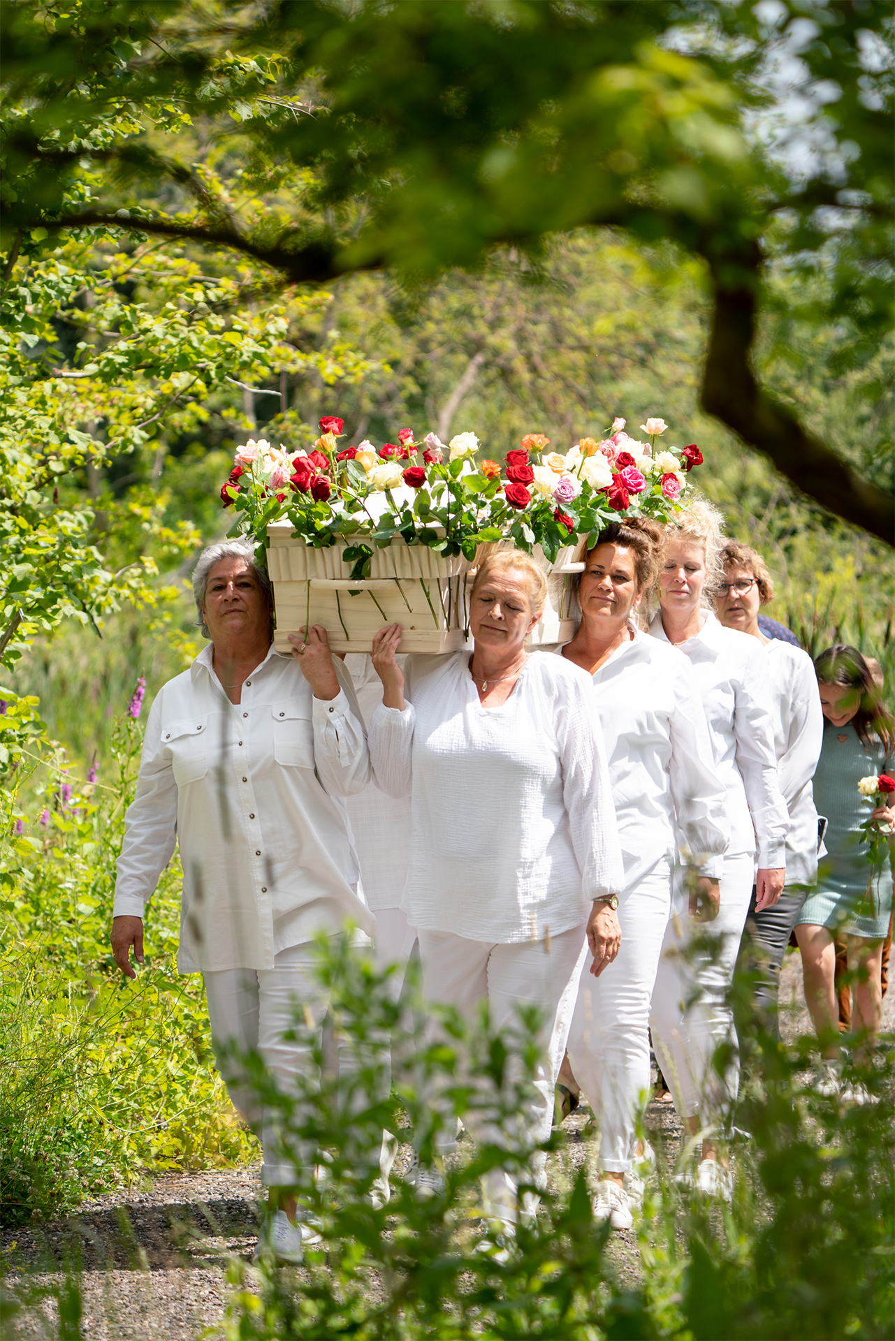 Bloemendband ongebleekt katoen Uit het Hart fotografie