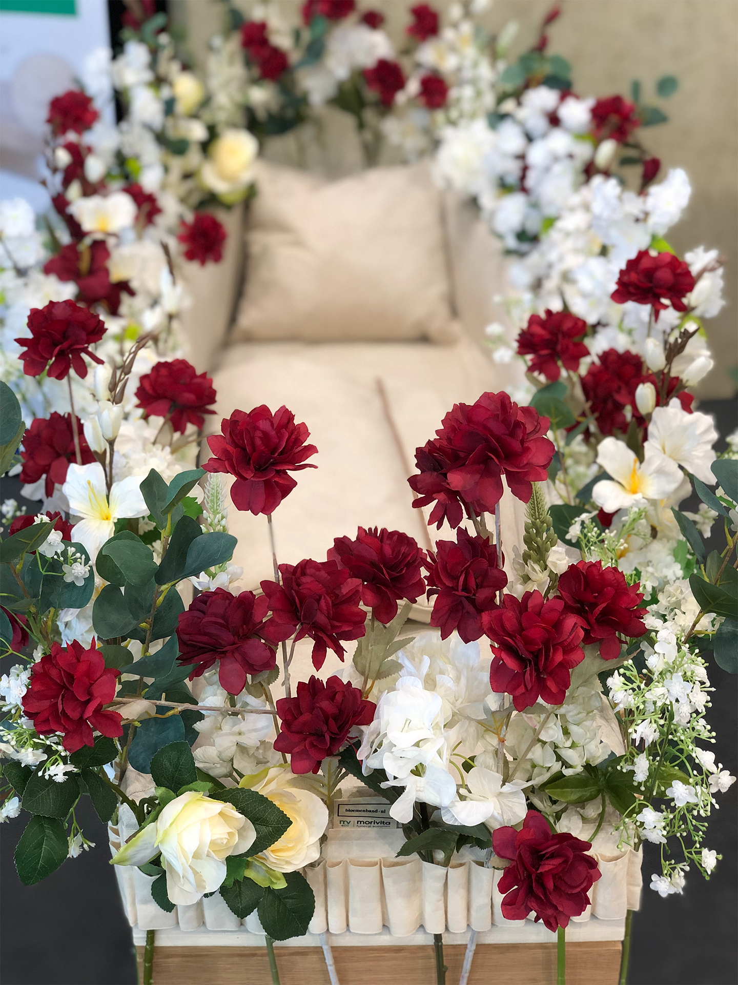 Bloemenband ongebleekt katoen, Mora Vita