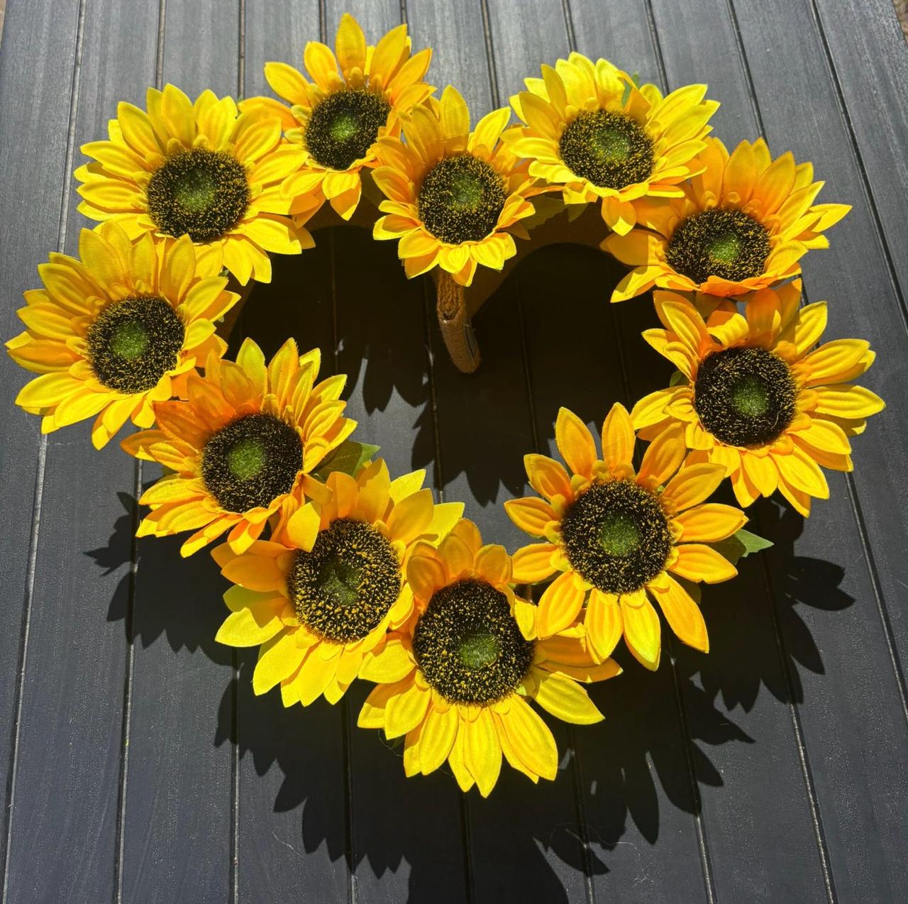 Bloemenband Hart foto Jordy Neijenhuis